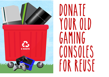 Gaming consoles recycled!