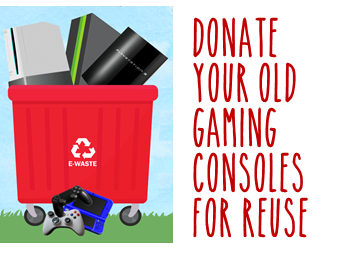 Gaming consoles recycled!
